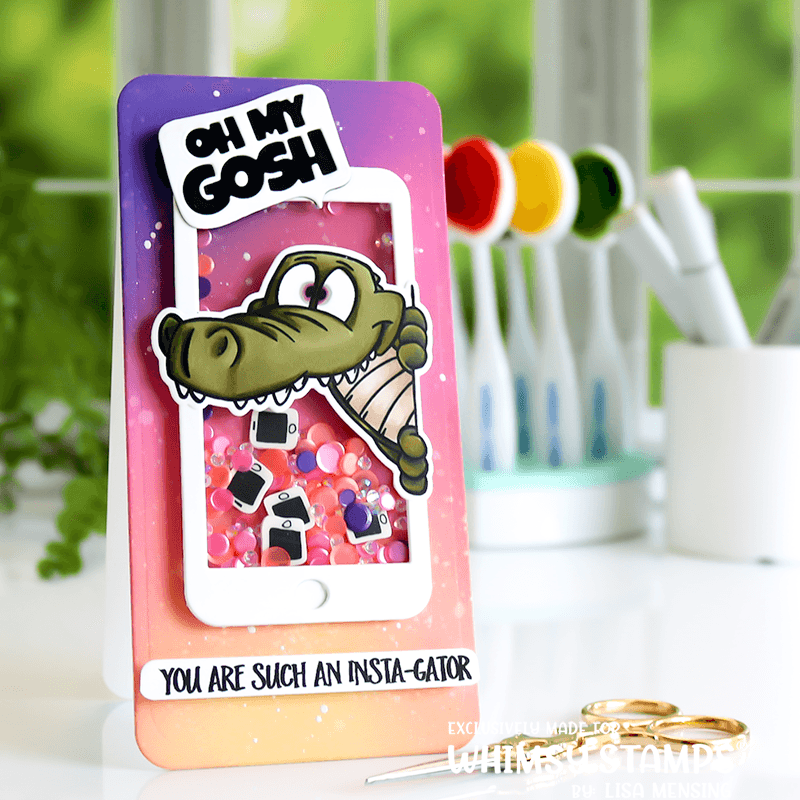 **NEW InstaGator Clear Stamps - Whimsy Stamps