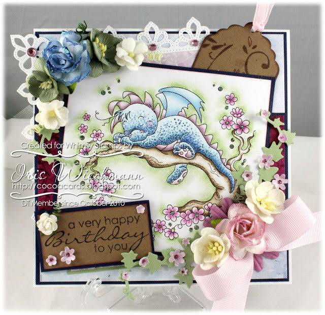 Dreamy Dragon - Digital Stamp - Whimsy Stamps