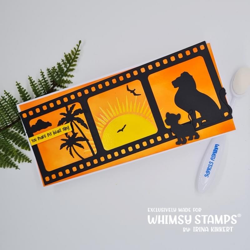 **NEW It's Sunny - 6x9 Stencil - Whimsy Stamps