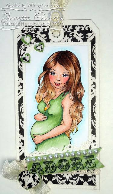 Pregnant and Loving It - Digital Stamp - Whimsy Stamps