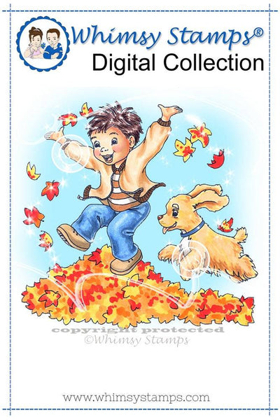 Jumping Fun - Digital Stamp - Whimsy Stamps