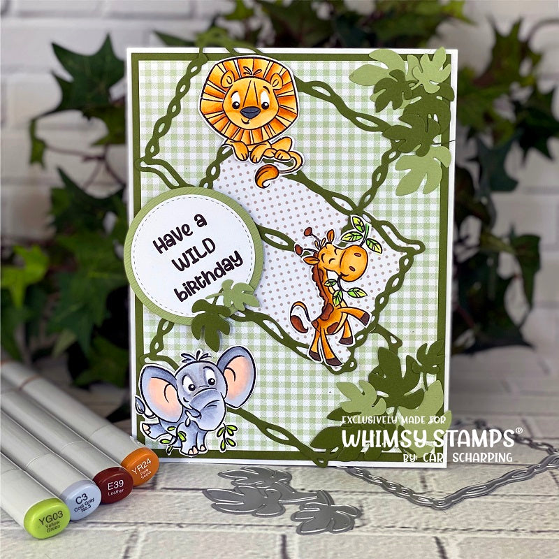 **NEW Jungle Frames Die Set - Whimsy Stamps