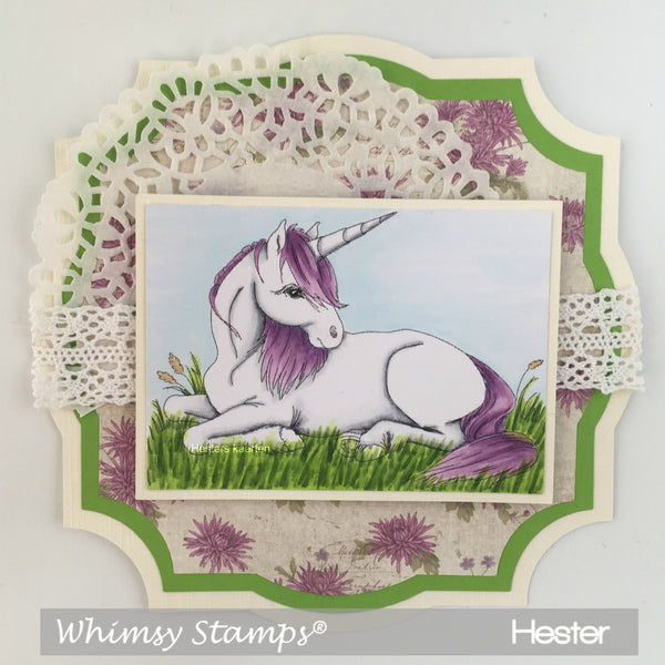 Unicorn Daydreams - Digital Stamp - Whimsy Stamps