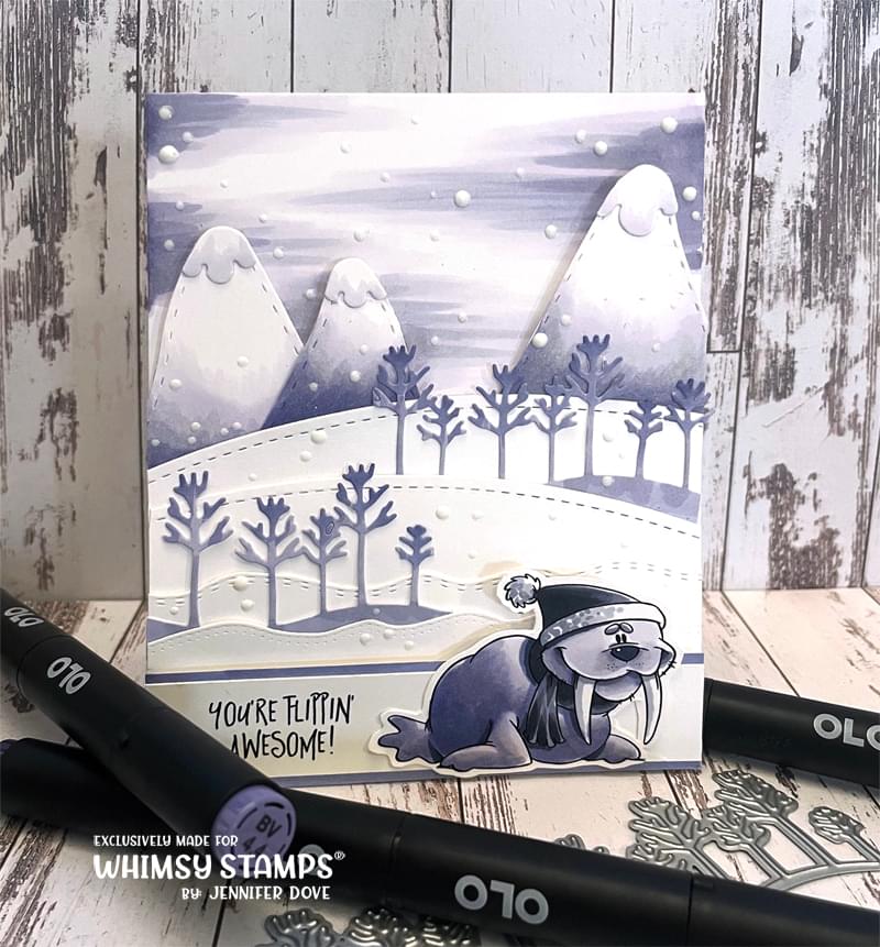 **NEW Killer Friend Clear Stamps - Whimsy Stamps