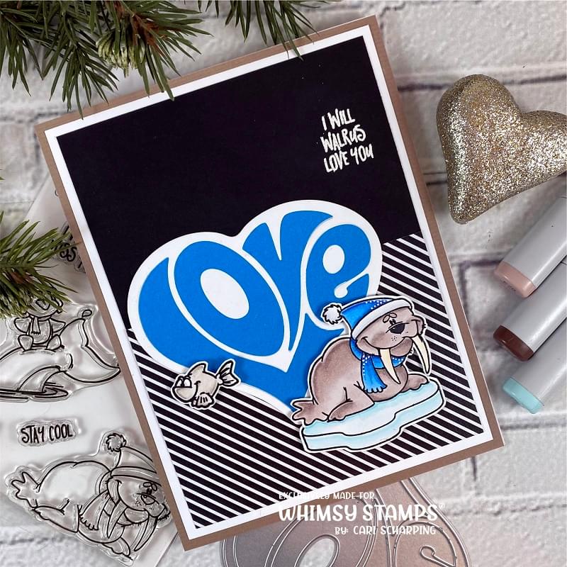 **NEW Killer Friend Clear Stamps - Whimsy Stamps