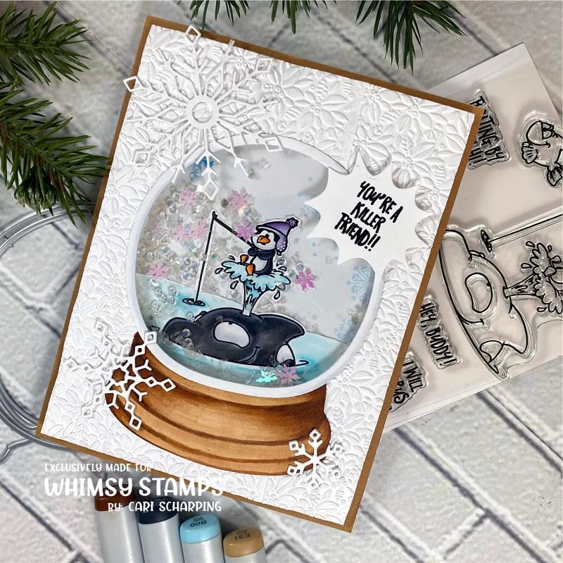 **NEW Killer Friend Clear Stamps - Whimsy Stamps