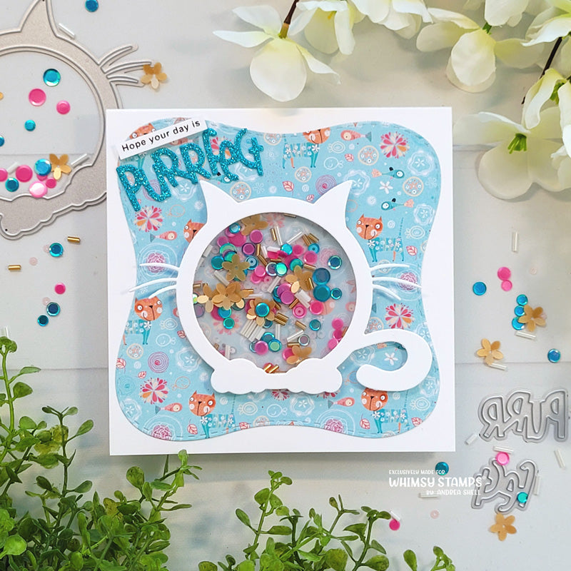 **NEW Kitty Frame Die - Whimsy Stamps