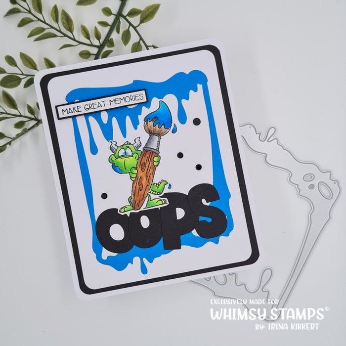 **NEW Drippy Frame Die - Whimsy Stamps