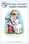 Lamb Hugs - Digital Stamp - Whimsy Stamps