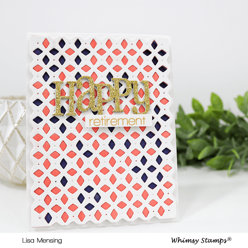 Lattice A2 Die - Whimsy Stamps