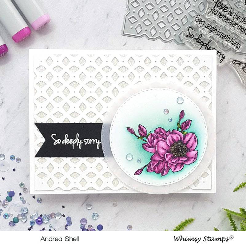Lattice A2 Die - Whimsy Stamps