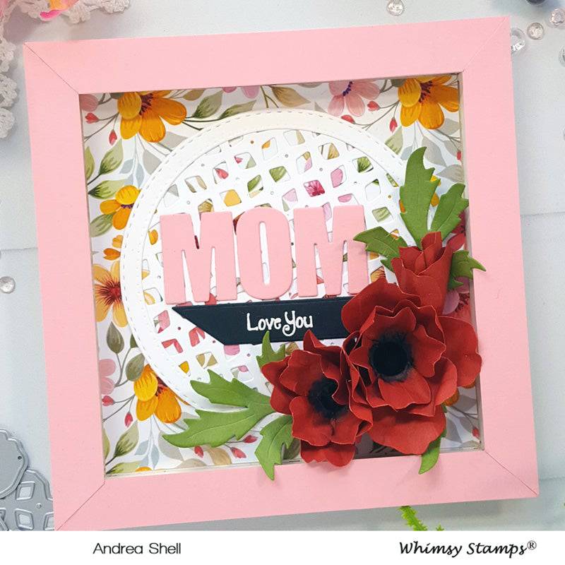 Lattice A2 Die - Whimsy Stamps