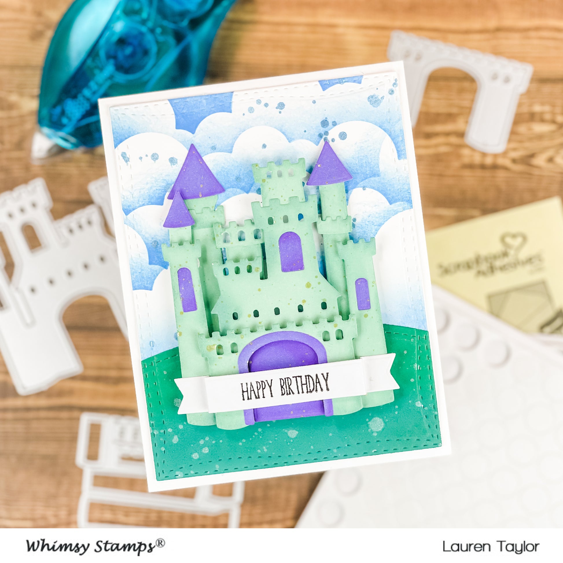 **NEW Build-a-Castle Die Set - Whimsy Stamps