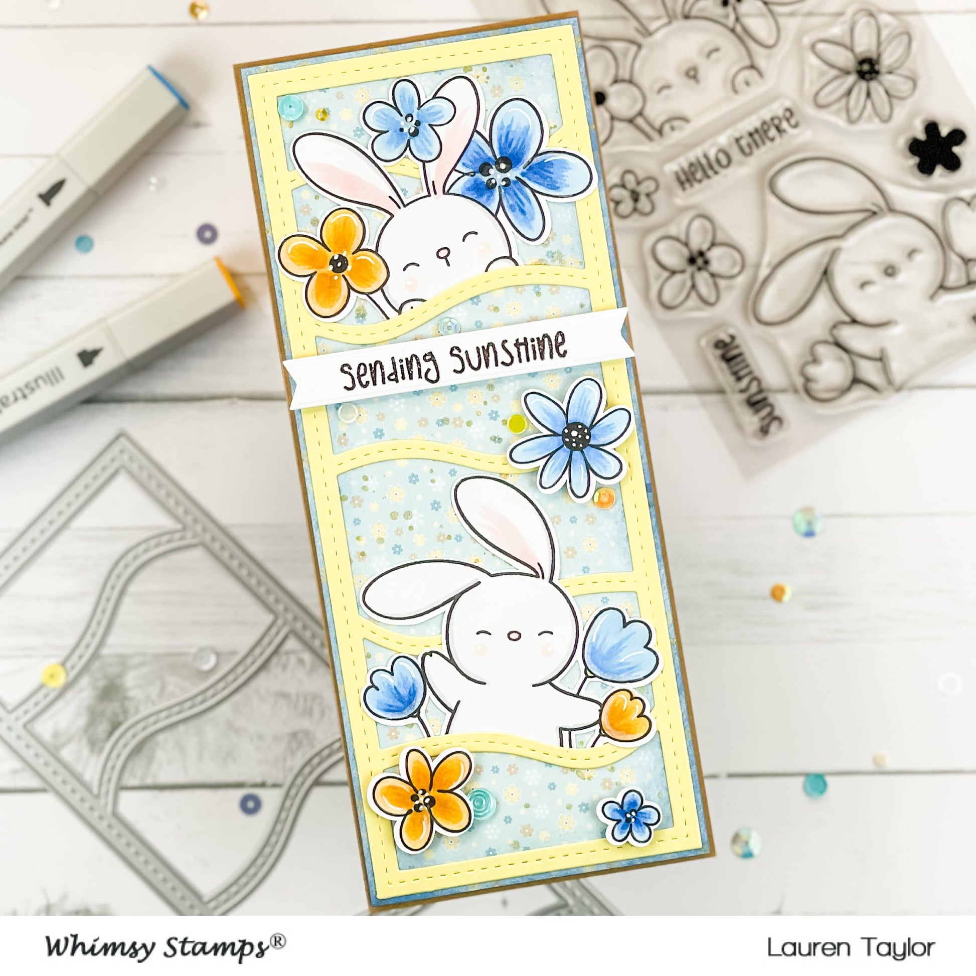 Sending Sunshine Clear Stamps - Whimsy Stamps