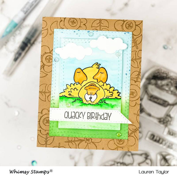 Lucky Ducky Clear Stamps - Whimsy Stamps