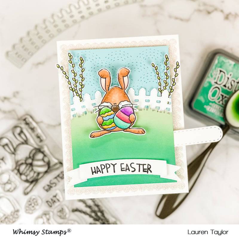 Spring Bunnies Clear Stamps - Whimsy Stamps