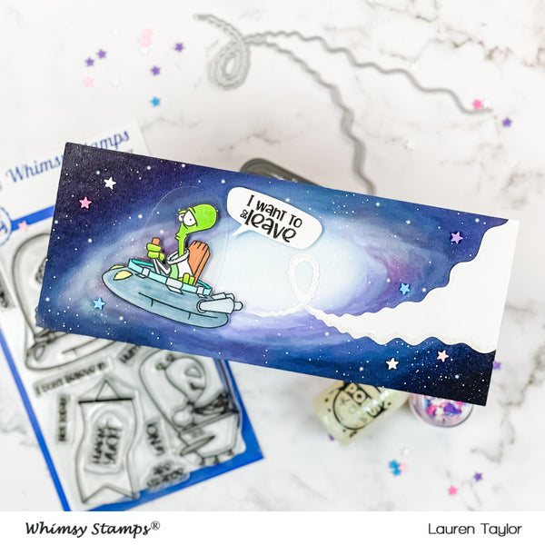 **NEW Slimline Paper Pack - Nebula - Whimsy Stamps