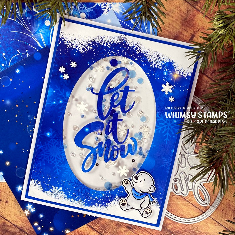 **NEW Let it Snow Die Set - Whimsy Stamps