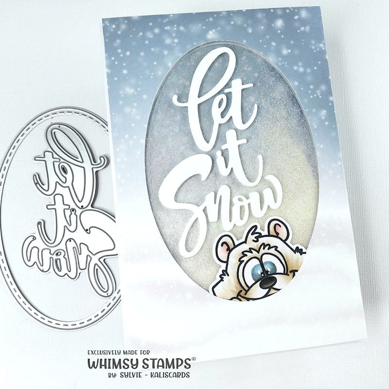 **NEW Let it Snow Die Set - Whimsy Stamps