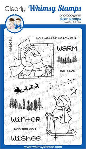 Magical Winter Clear Stamps - Whimsy Stamps