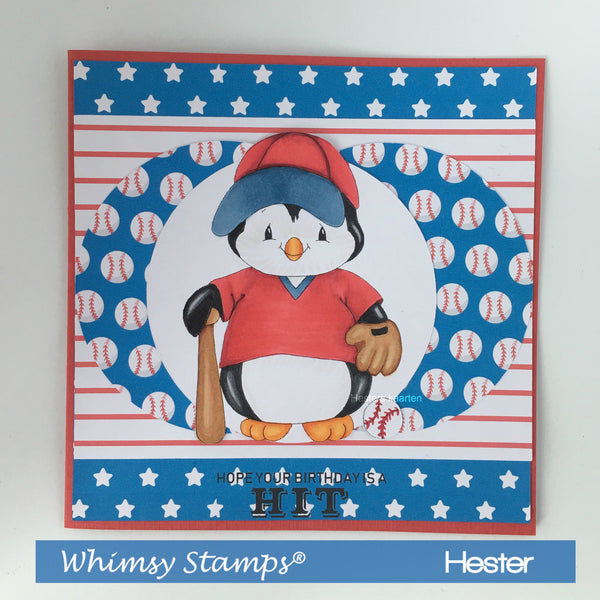 Baseball Sentiments - Digital Sentiments - Whimsy Stamps