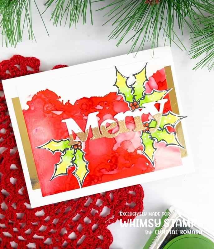 Merry Large Word Die