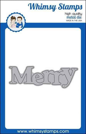 Merry Large Word Die