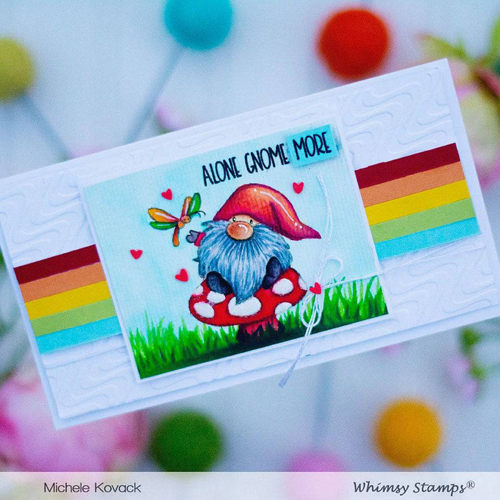 Gnome Friends Clear Stamps - Whimsy Stamps