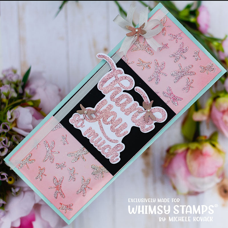 **NEW Many Thanks Clear Stamps - Whimsy Stamps