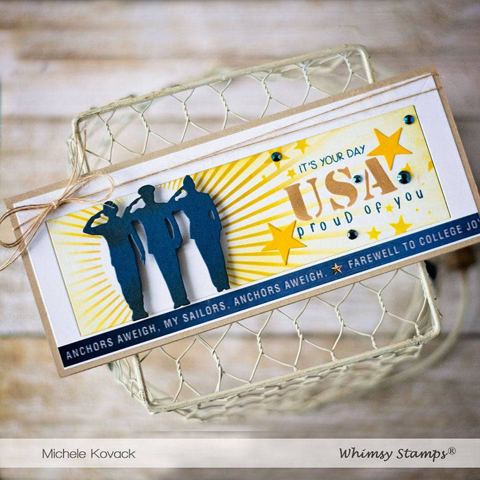 Military Die Set - Whimsy Stamps