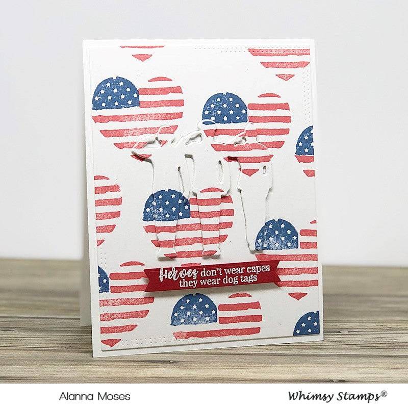 Military Die Set - Whimsy Stamps