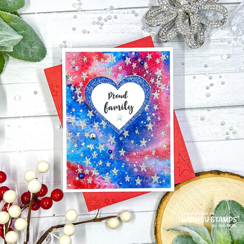 Military Family Clear Stamps - Whimsy Stamps