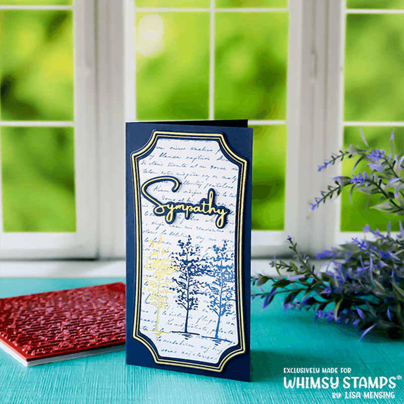 *NEW Mini Slim Notched Die Set - Whimsy Stamps