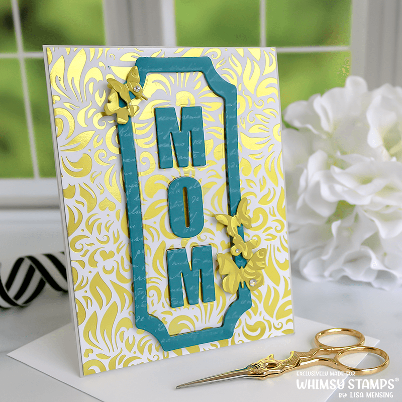 *NEW Mini Slim Notched Die Set - Whimsy Stamps