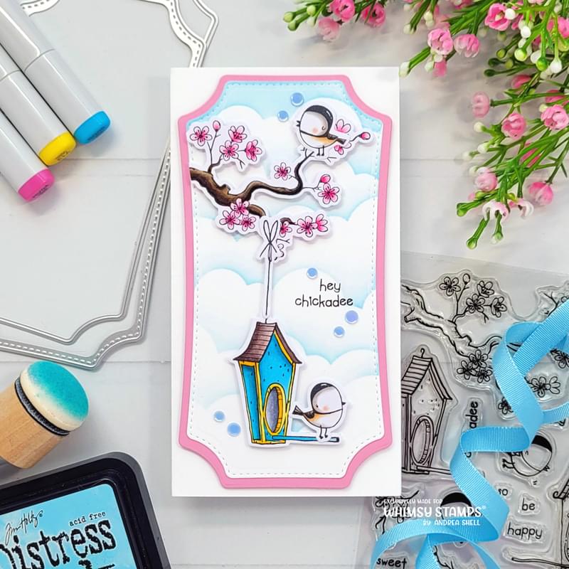 **NEW Mini Slim Notched Stitched Die Set - Whimsy Stamps