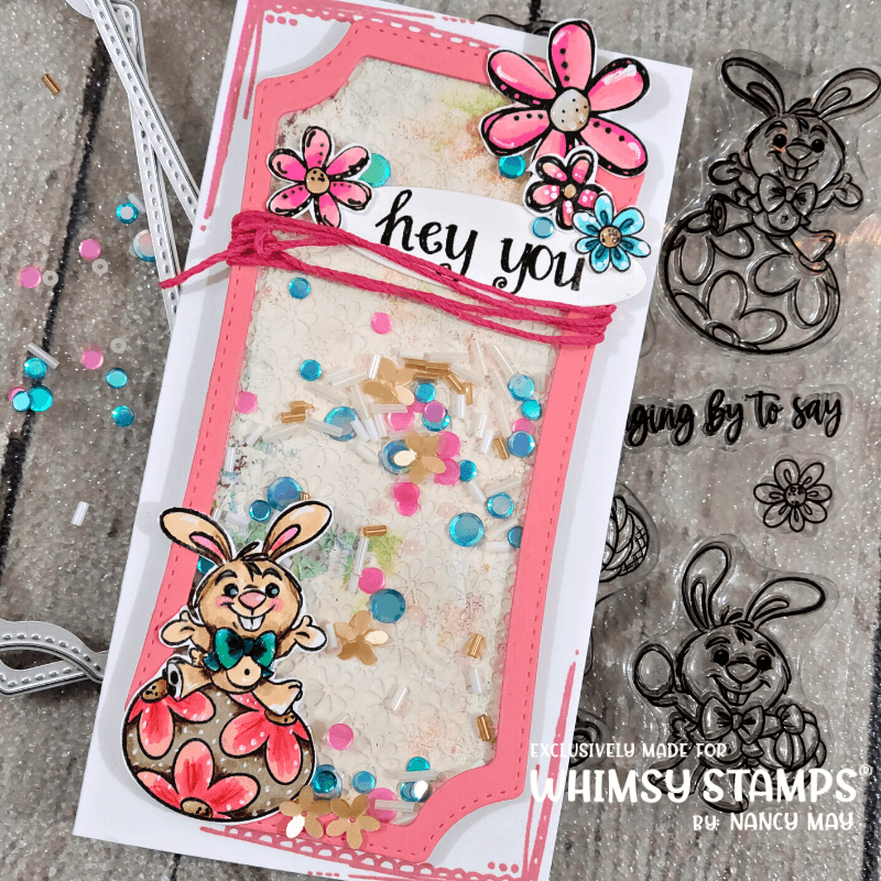 **NEW Mini Slim Notched Stitched Die Set - Whimsy Stamps