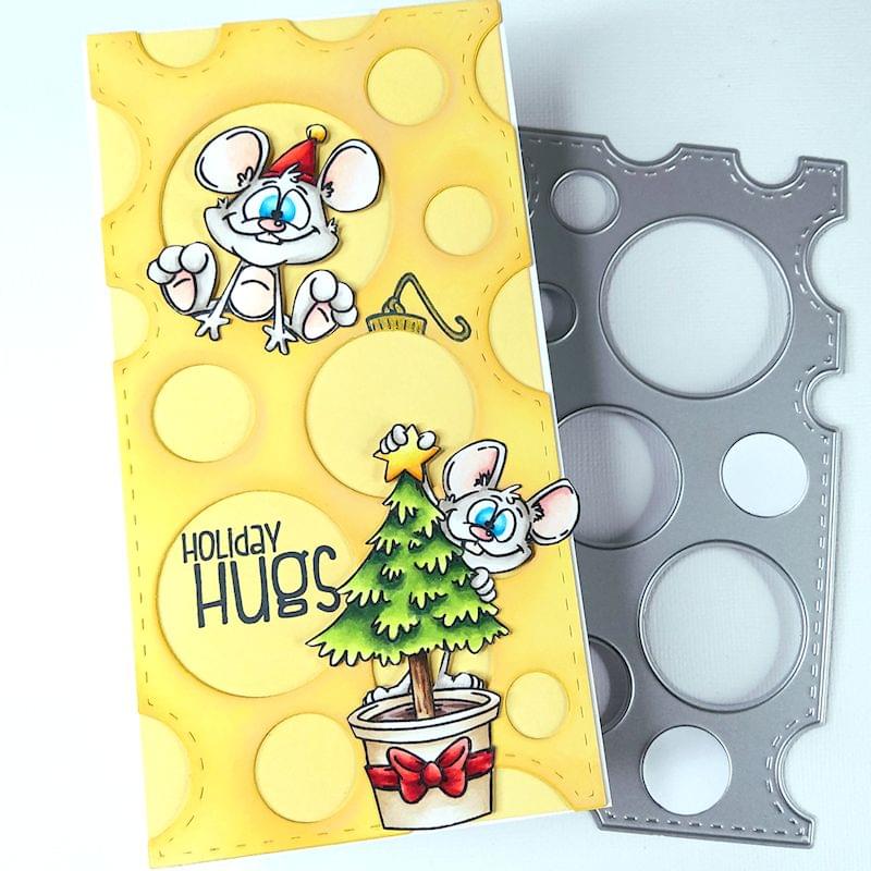 **NEW Mini Slim Swiss Dots Die - Whimsy Stamps