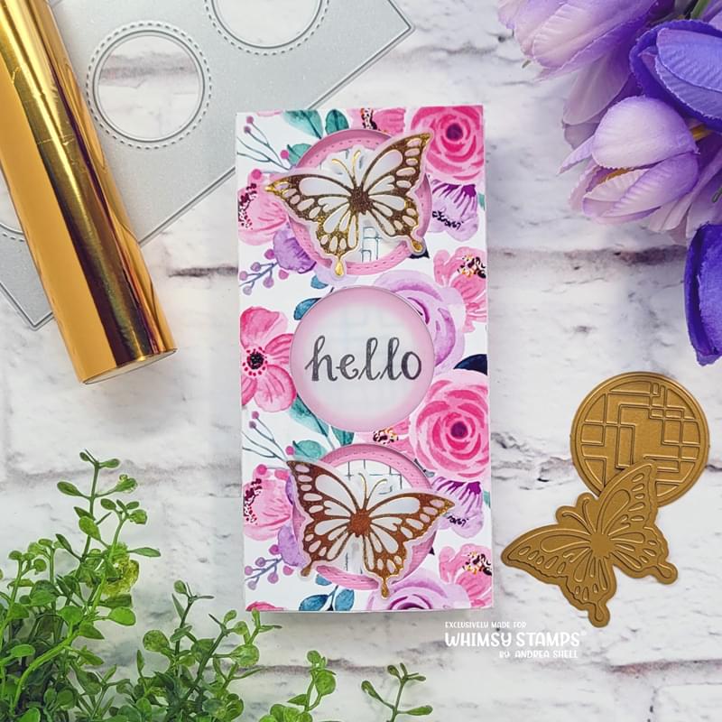 **NEW Mini Slim Tri-Fold Die Set - Whimsy Stamps
