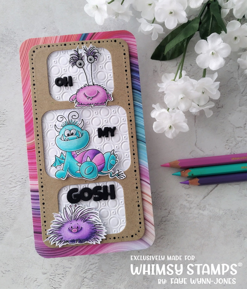 **NEW Monster Moods Clear Stamps - Whimsy Stamps