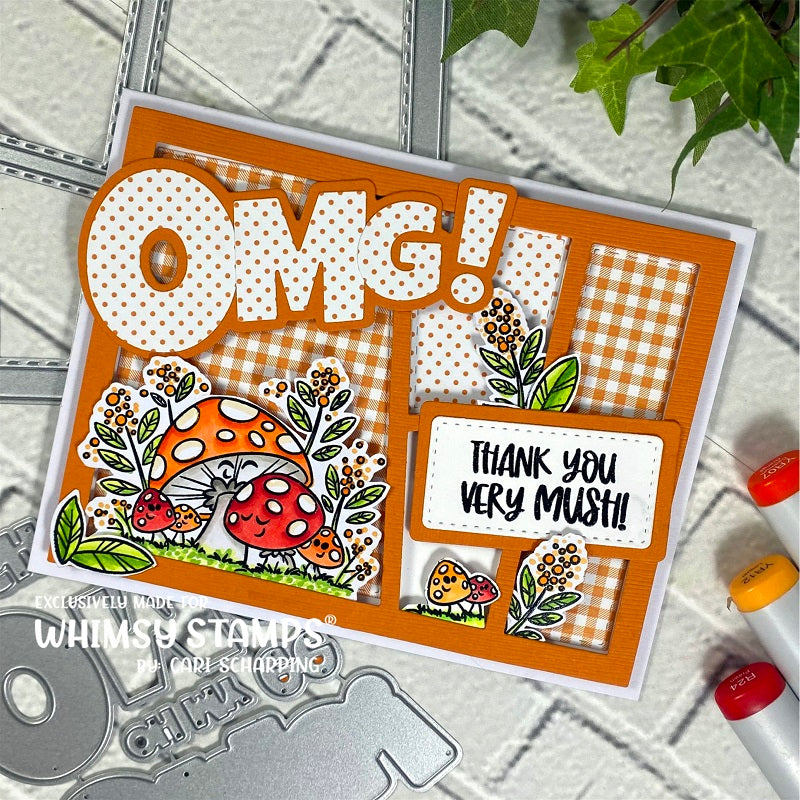 **NEW Mushroom in My Heart Clear Stamps - Whimsy Stamps