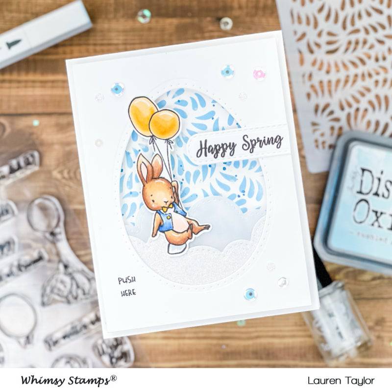 Nested Pierced Egg Die Set - Whimsy Stamps