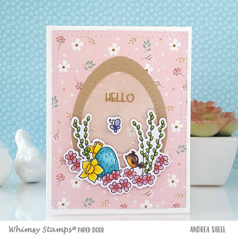 Nested Pierced Egg Die Set - Whimsy Stamps