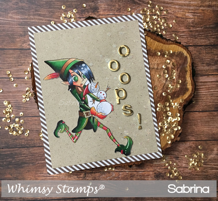 Christmas Frankie - Digital Stamp - Whimsy Stamps