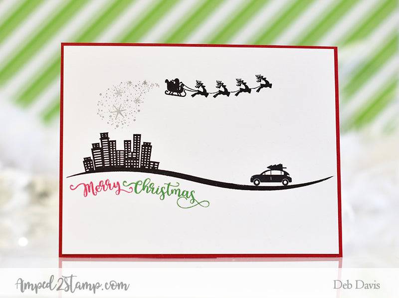 Dash Away Clear Stamps - Whimsy Stamps
