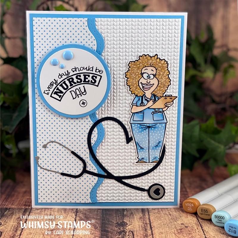**NEW Nurses Day Clear Stamps - Whimsy Stamps