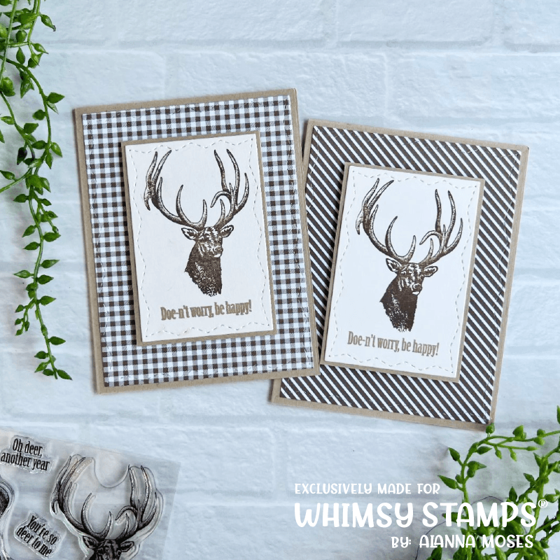 **NEW Oh Deer Clear Stamps - Whimsy Stamps