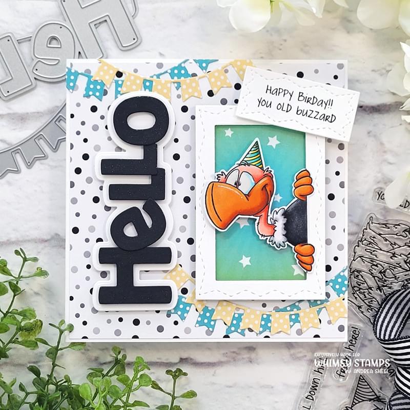 **NEW Old Buzzard Clear Stamps - Whimsy Stamps