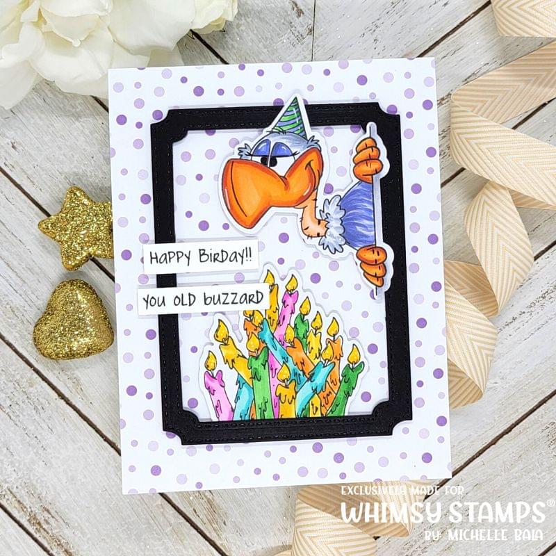**NEW Old Buzzard Clear Stamps - Whimsy Stamps
