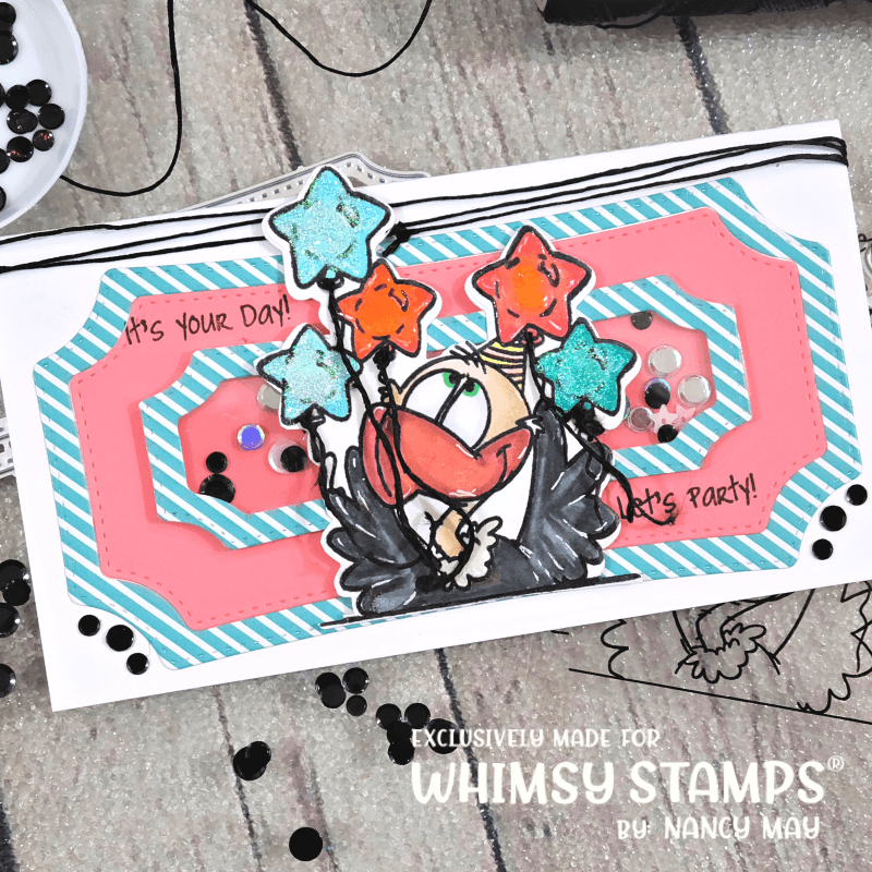 **NEW Old Buzzard Too Stamp and Die Combo - Whimsy Stamps