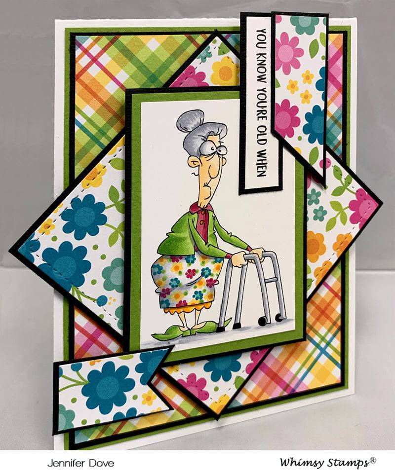 Old Fart Clear Stamps - Whimsy Stamps